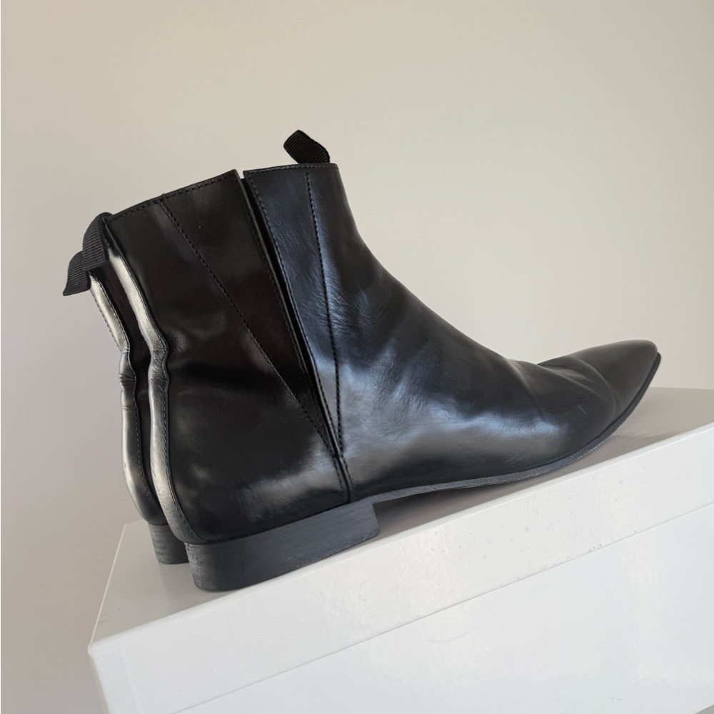 Iconic Maison Margiela Glossy Black Ankle Boots (SOLD OUT)